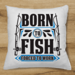 Pernă Personalizată - Born to Fish