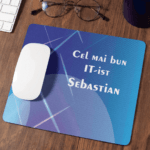 Mouse Pad Personalizat cu text - Cel mai bun IT-ist