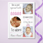 Tablou Personalizat - Baby Girl Model 1