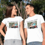 Set Tricouri Cuplu Personalizate cu poză și nume - Jumătatea mea