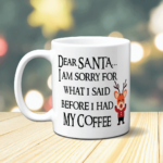 Cană Personalizată - Dear Santa