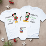Set 2 Tricouri Personalizate + Body - Primul Crăciun Baby Boy