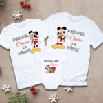 Set 2 Tricouri Personalizate + Body - Primul Crăciun Baby Girl