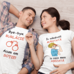 Set Tricouri Cuplu Personalizate - Married