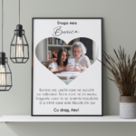 Tablou Personalizat pentru Bunica - cu o poză și mesaj - 30x40cm