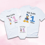 Set 2 Tricouri + Body Personalizate – Donald Duck Girl