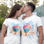 Set Tricouri Cuplu Personalizate – Love is in the air