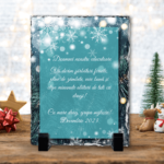 Piatră Ardezie Verticală Personalizată cu mesaj - Christmas Magic