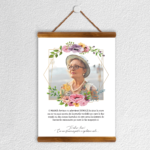 Poster Boho Personalizat cu o poză și mesaj pentru Bunica