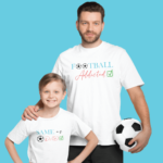 Set Tricouri Tată-Fiu Personalizate – Football Addicted