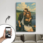 Tablou Canvas - Cartoon effect - Personalizat cu o poză - Diferite dimensiuni