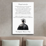 Tablou Canvas Personalizat cu mesaj - Absolvire – Diferite Dimensiuni