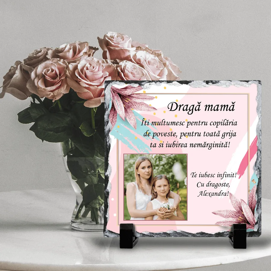 Piatră Ardezie pentru mama