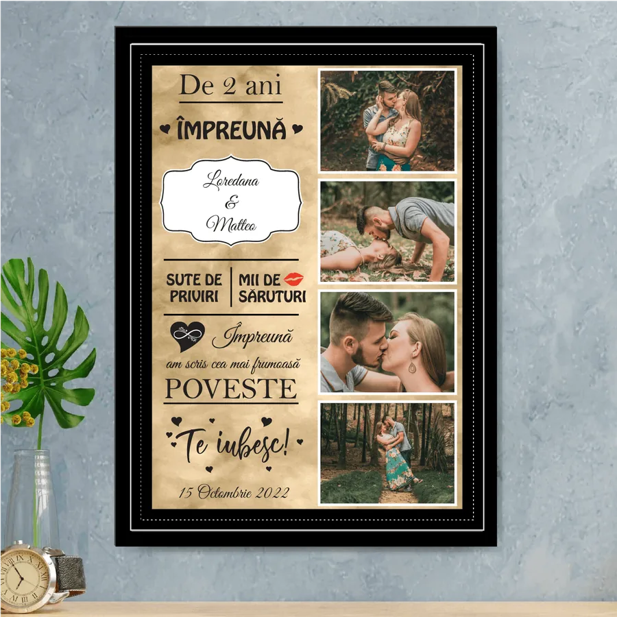Tablou Personalizat - Our Anniversary